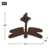 Dragonfly Cast Iron Door Knocker - Rustic Home Decor and Unique Entryway Accent